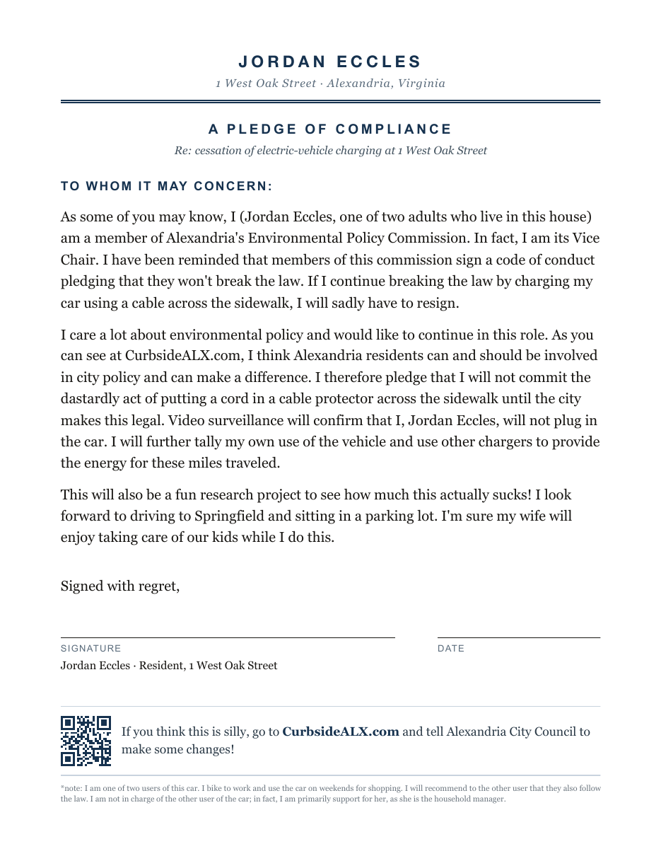 Preview of the pledge-of-compliance sign